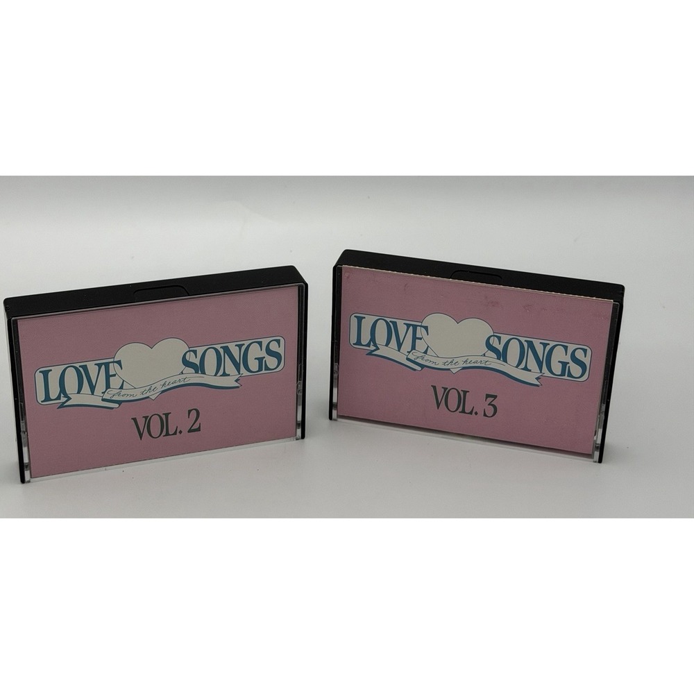 Cassette Tape Lot Volumes 2&3Love Songs From The Heart Metcom 1988